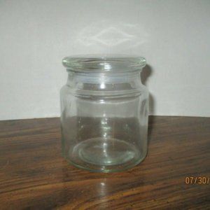 Canister With Lid NEW Express Glass Many Uses